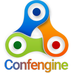 The logo for confingine