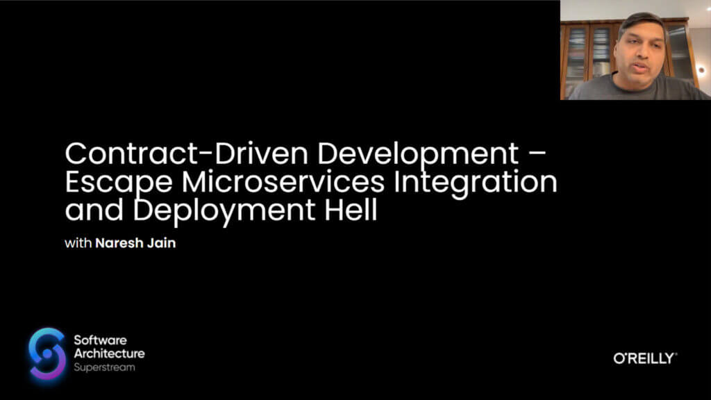 Screen shot: Contract-driven development: a streamlined approach to software architecture that leverages the power of microservices while solving integration and deployment challenges.